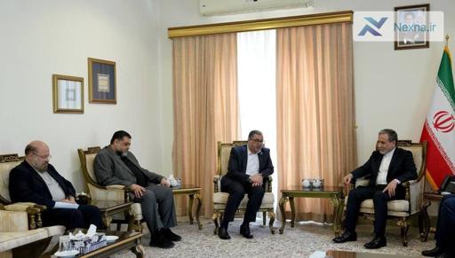 دکتر عراقچی با هیئتی از جنبش حماس که در مجمع گفتگوی تهران شرکت داشتند  دیدار و گفتگو کرد.
