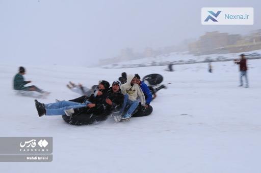 برف شادی در اهرِ آذربایجان‌شرقی