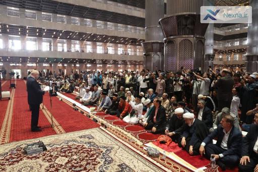 قالیباف در نمازجمعه  مسجد استقلال جاکارتا سخنرانی کرد