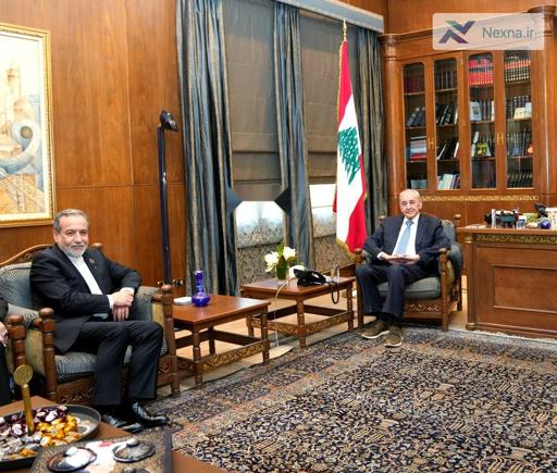 عراقچی در ادامه  دیدارهایش در بیروت با رئیس مجلس لبنان دیدار کرد.