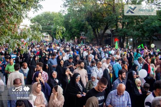 تجمع بزرگ مردمیِ  ایران  ذوالفقار علی  در تبریز