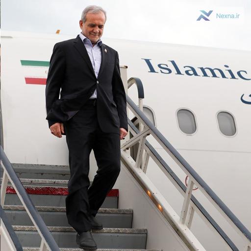 پزشکیان وارد زنجان شد