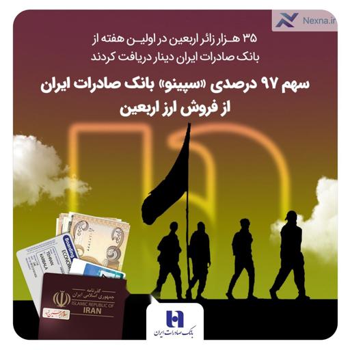 دریافت آسان دینار اربعین از بانک صادرات با سپینو | ویژه زائران حسینی