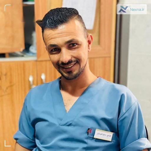سقوط بسته کمک هوایی بر سر پرستار فلسطینی