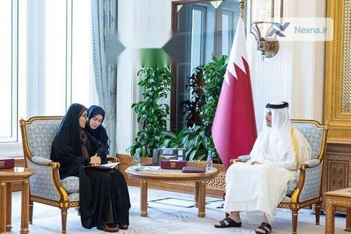 دیدار وزیر راه با نخست وزیر قطر