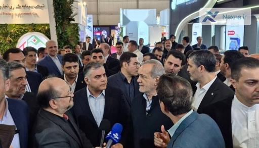 بازدید پزشکیان از نمایشگاه بین‌المللی نفت، گاز، پالایش و پتروشیمی