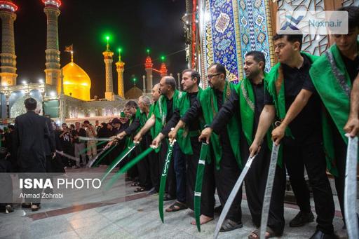 آیین مشق شمشیر نجفی‌های مقیم قم