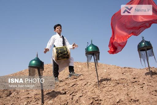 بزرگترین تعزیه میدانی کشور در صحرا رود