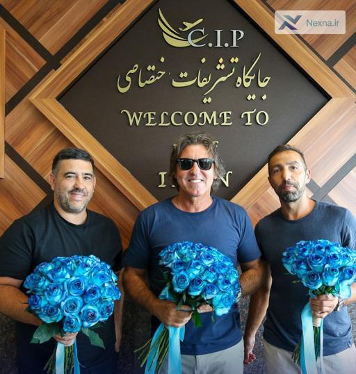 ریکاردو ساپینتو سرمربی استقلال به همراه دو دستیار خود وارد ایران شد.
