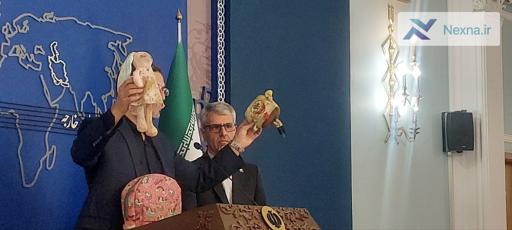 برادر شهید محمد رضا صدیقی صابر میهمان جلسه سخنگویی وزارت خارجه