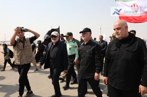 بازدید وزیر کشور از مرز شلمچه در آستانه اربعین