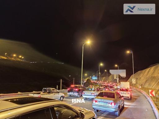 ترافیک سنگین در جاده چالوس  هم‌اکنون